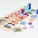 Woodemon – Wooden Math Shape Color Sorting Puzzle