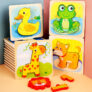 Woodemon – Wooden Cartoon Educational Puzzles (18 Pcs/1 Set)