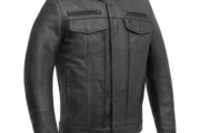 Raider Men’s Motorcycle Leather Jacket 4 interest-free installments, or from 45,13 $/mo